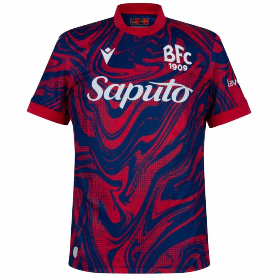 Bologna Third Fan Jersey 2024/25 Patches UCL UEFA Foundation (Official Printing)