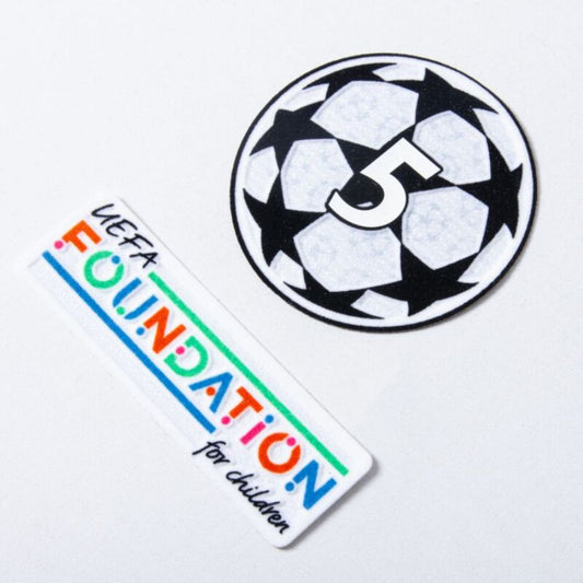 Barcelona Pedri 8 Home 2024/25 Patches UCL UEFA Foundation (Official Printing)