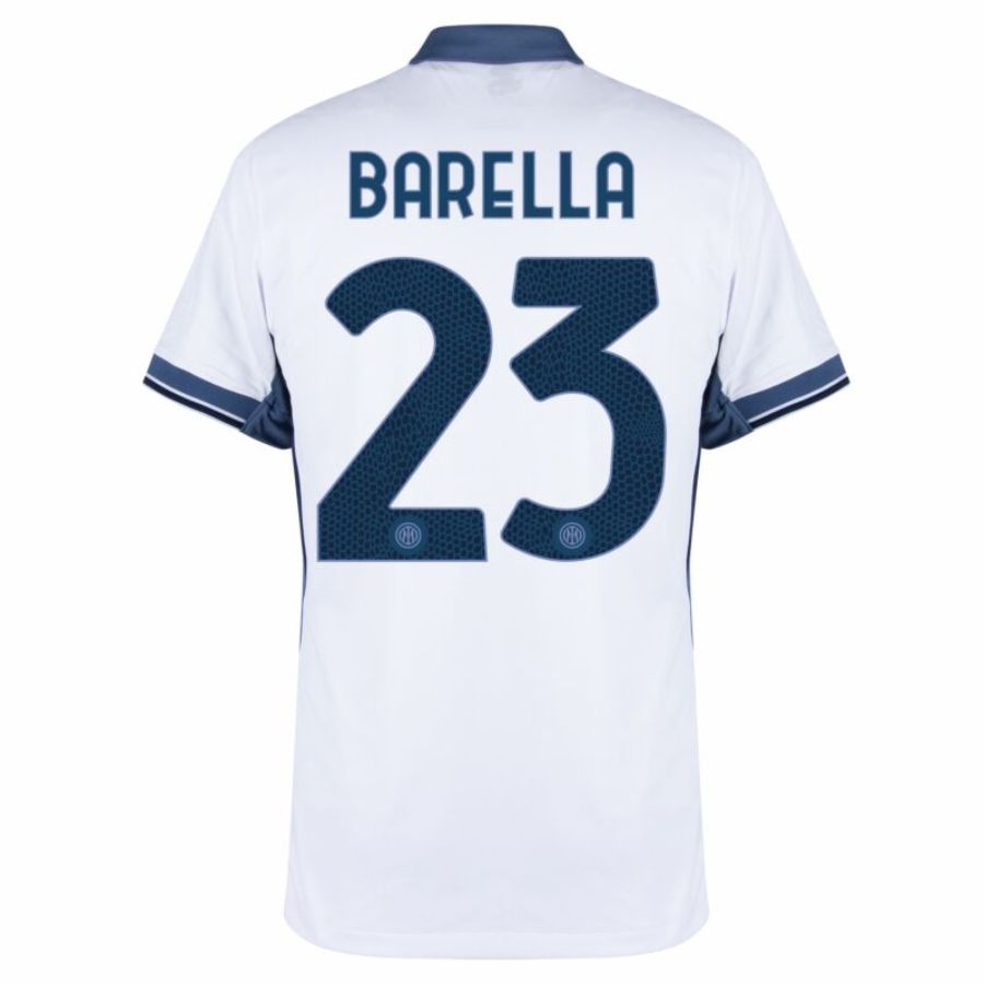 Inter Milan Barella 23 Away 2024/25 Patches UCL UEFA Foundation (Official Printing)