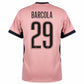 Paris Saint-Germain Barcola 29 Fan Jersey Third Jordan 2023/24 Patches UCL UEFA Foundation (Official Printing)