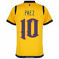 Ecuador Centenary Home Paez 10 Fan Jersey 2025/26