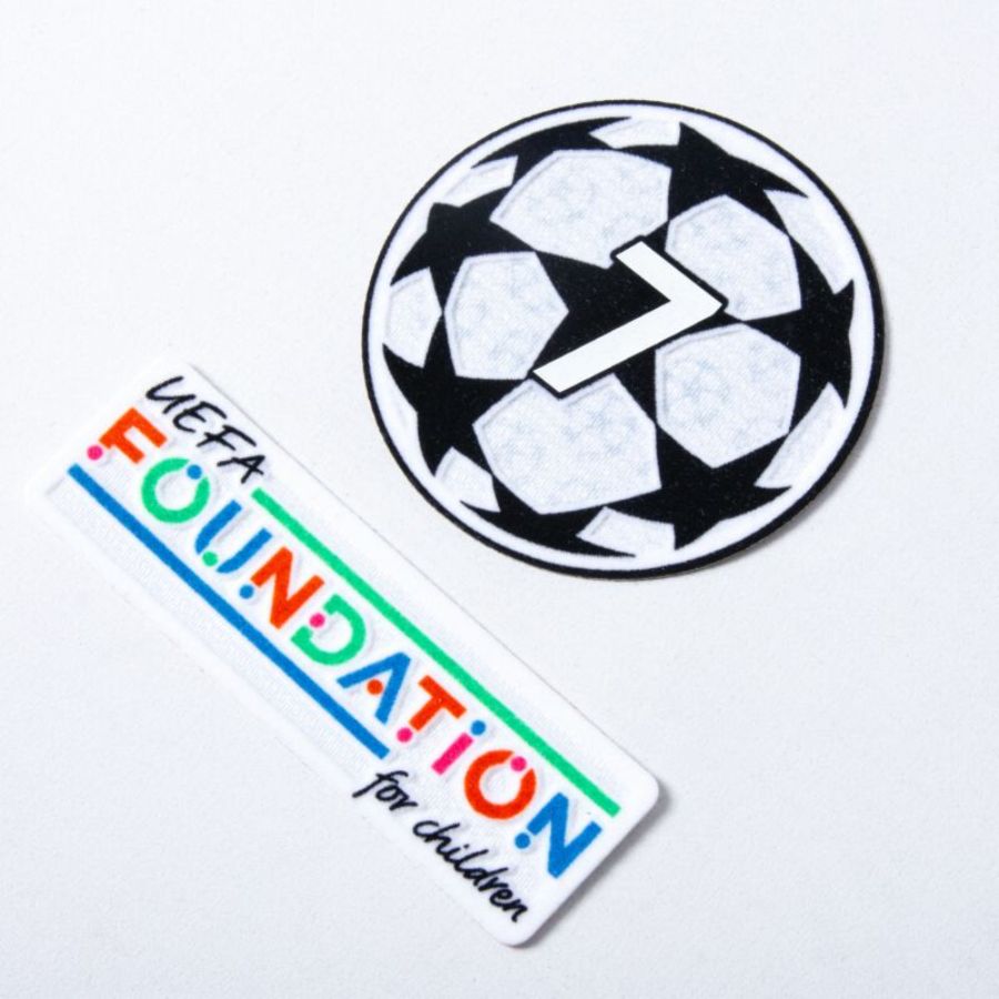 AC Milan Ronaldinho 80 Home Fan Jersey 2024/25 Patches UCL UEFA Foundation (Official Printing)