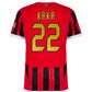 AC Milan Home Fan Jersey 2024/25 Patches UCL UEFA Foundation (Official Printing)