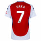 Arsenal Home Fan Jersey 2024/25 Patches UCL UEFA Foundation (Official Printing)