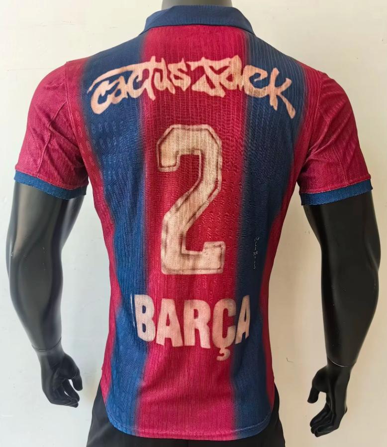 Cj X Nike X FC Barcelona Retro 2000/01 Home Skeleton Player - Slim Fit