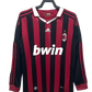 AC Milan 09/10 I Home Jersey - Long Sleeve Retro Version