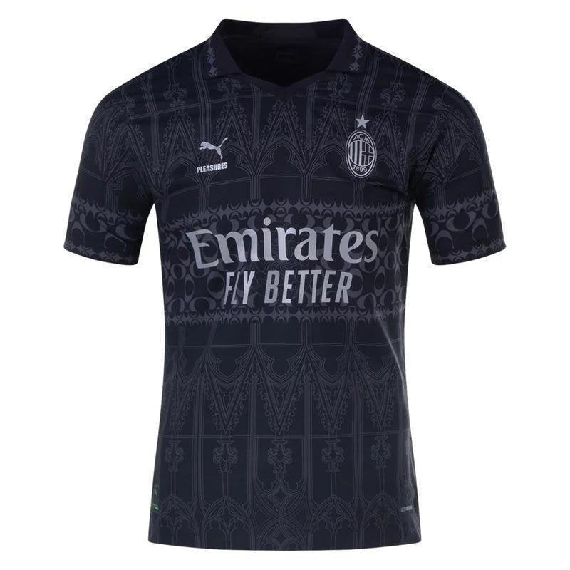 AC Milan 2024 Pleasures Jersey - Player Version - Slim Fit