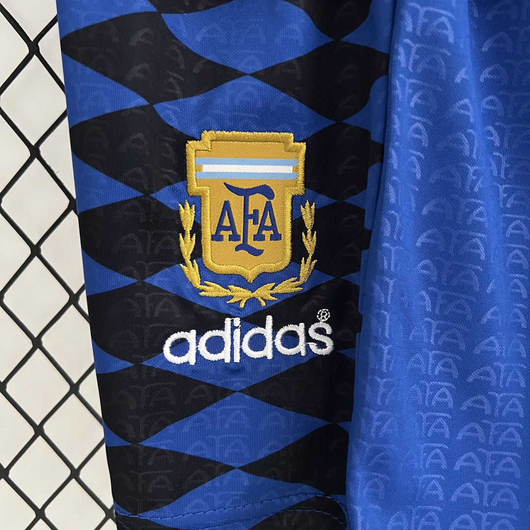 Argentina Away Retro 1994 Kids Kit