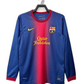 Barcelona 12/13 I Home Jersey - Long Sleeve Retro Version
