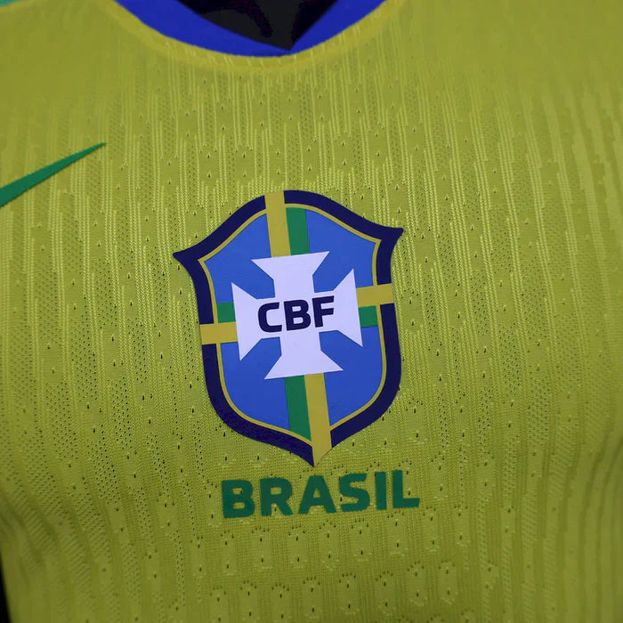 Brazil 2025/26 Home Jersey Player Version - Brasil - Slim Fit