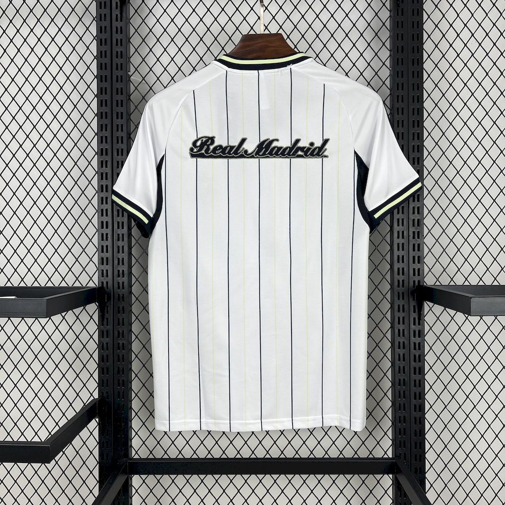 Real Madrid Home Jersey 2025/26 - Version Baseball US Pack [Slim Fit]