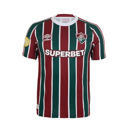 Camisa Umbro Fluminense 2025/26 I Jogador Authentic Player [Slim Fit] Player [Slim Fit] Player [Slim Fit] - Patch Mundial [Slim Fit]
