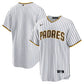 Jersey MLB San Diego Padres Nike Home Torcedor Masculina Listrada Branca
