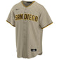 Jersey MLB San Diego Padres Nike Raod Torcedor Masculina Listrada Marrom