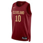 Darius Garland 10 Cleveland Cavaliers  22/23  NBA Jersey Wine - Icon Edition