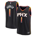 Devin Booker Phoenix Suns 2023 Fast Break Player NBA Jersey Black - Statement Edition - Slim Fit