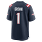 A.J. Brown Game Jersey Navy 6