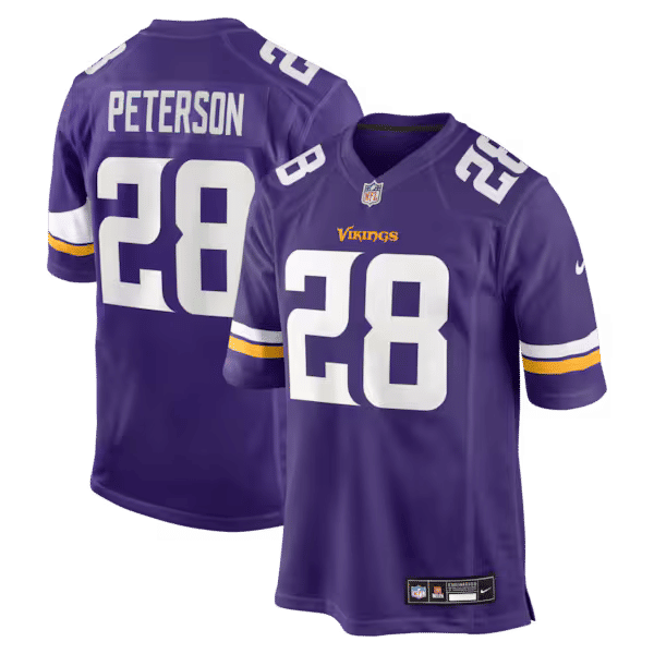 Adrian Peterson Game Jersey Purple 2