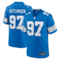 Aidan Hutchinson Game Jersey Blue 2