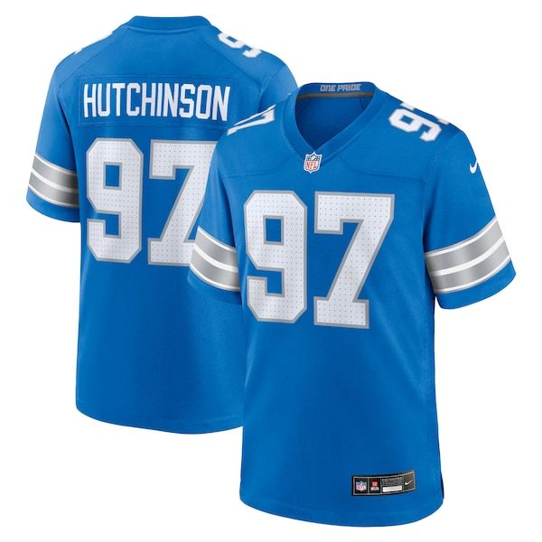 Aidan Hutchinson Game Jersey Blue 2