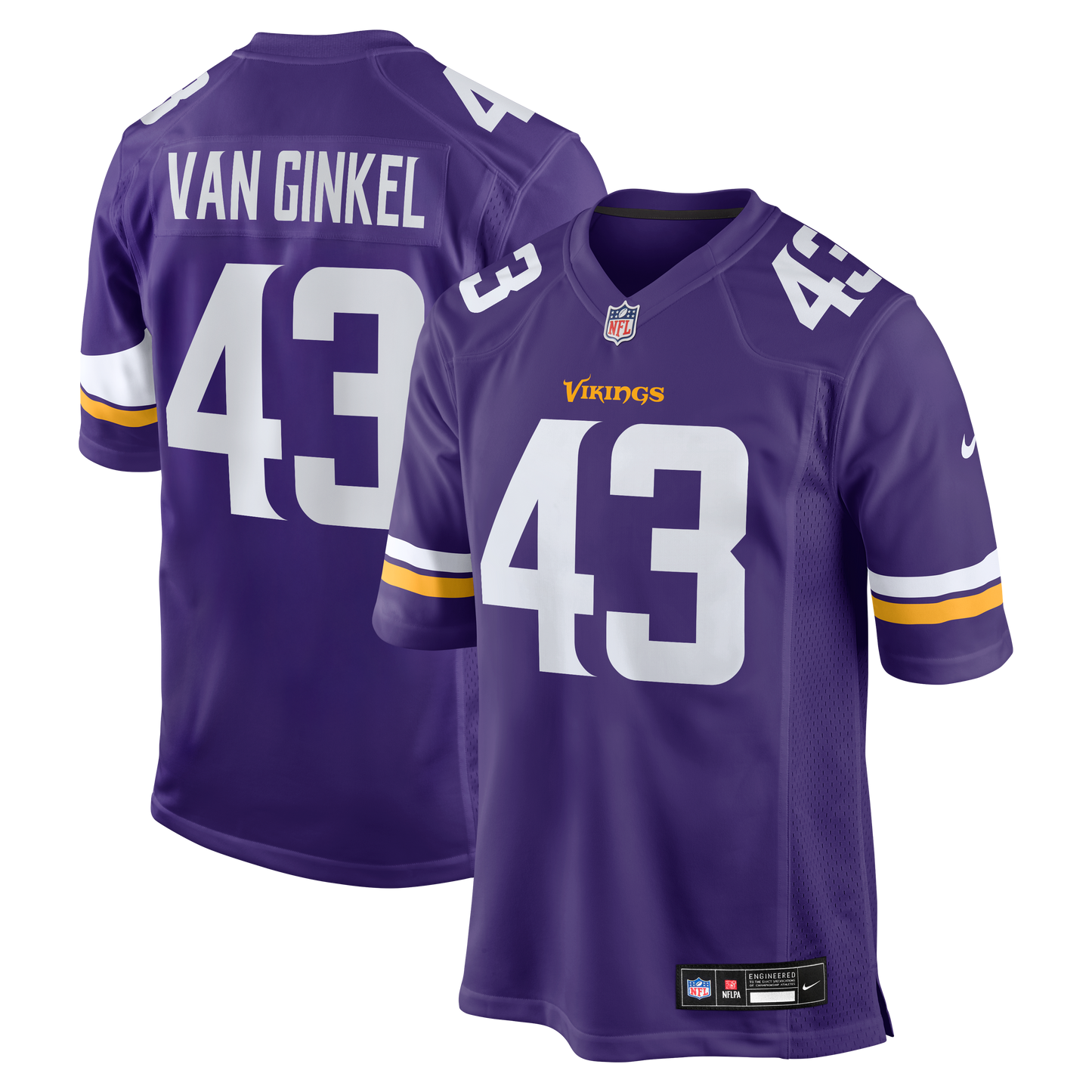 Andrew Van Ginkel Game Jersey Purple 10