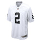 Ashton Jeanty Game Jersey White 3