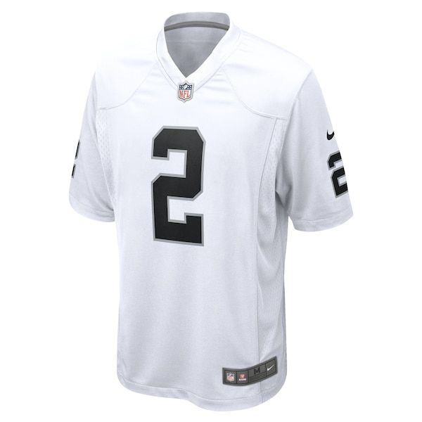 Ashton Jeanty Game Jersey White 3