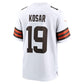Bernie Kosar Retired Player Game Jersey White 4