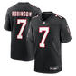 Bijan Robinson Game Jersey Black