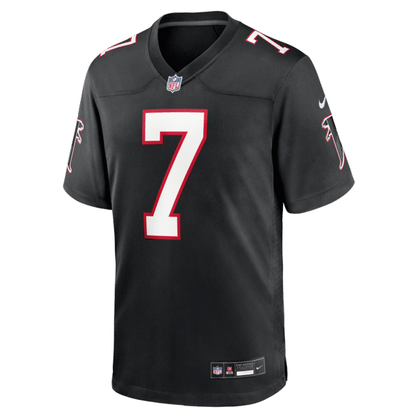 Bijan Robinson Game Jersey Black 7