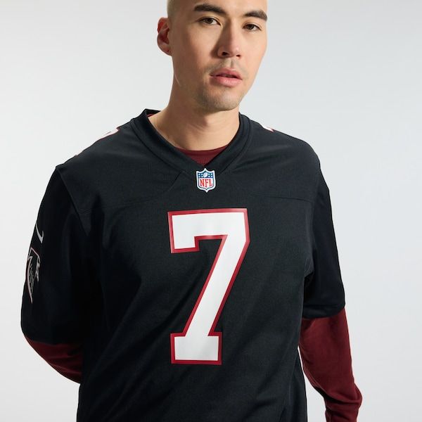 Bijan Robinson Game Jersey Black 11