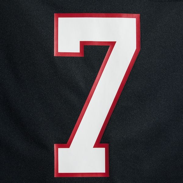 Bijan Robinson Game Jersey Black 12