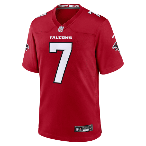 Bijan Robinson Game Jersey Red 7