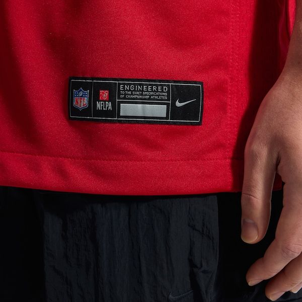 Bijan Robinson Game Jersey Red 9