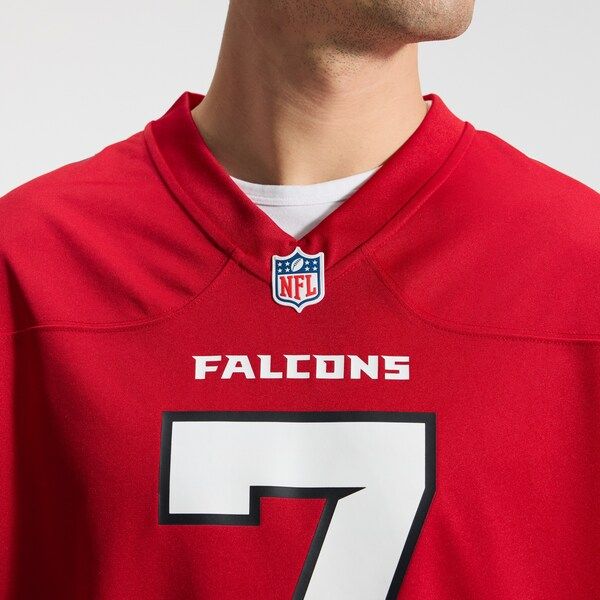 Bijan Robinson Game Jersey Red 10