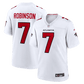Bijan Robinson Game Jersey White 2