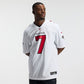 Bijan Robinson Game Jersey White 3