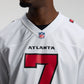 Bijan Robinson Game Jersey White 9