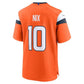 Bo Nix Game Jersey Orange 4