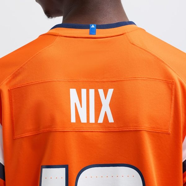 Bo Nix Game Jersey Orange 9