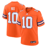 Bo Nix Mile High Collection 1977 Throwback Game Jersey Orange