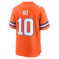 Bo Nix Mile High Collection 1977 Throwback Game Jersey Orange 8