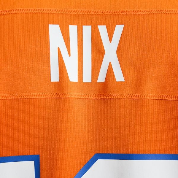 Bo Nix Mile High Collection 1977 Throwback Game Jersey Orange 13