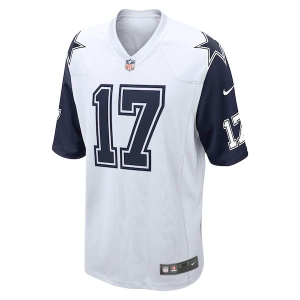 Brandon Aubrey Alternate Game Jersey White 3