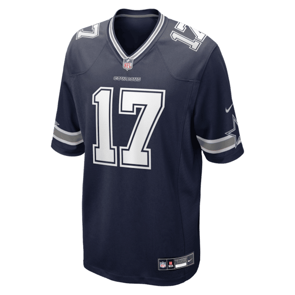 Brandon Aubrey Team Game Jersey Navy 3