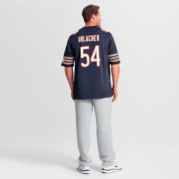 Brian Urlacher Game Retired Player Jersey Navy 6