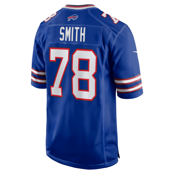 Bruce Smith Game Retired Player Jersey Royal 4