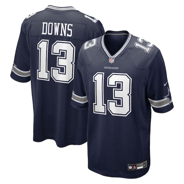 Caleb Downs 2026 NFL Draft First Round Pick No. 11 Game Jersey Navy 2