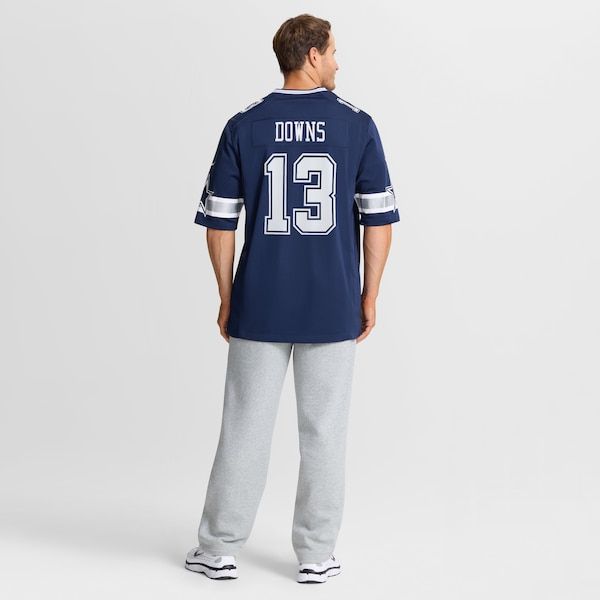 Caleb Downs 2026 NFL Draft First Round Pick No. 11 Game Jersey Navy 4