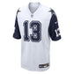 Caleb Downs 2026 Draft First Round Pick No. 11 Game Jersey White 3